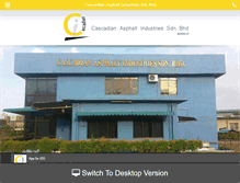 Tablet Screenshot of cascadianindustries.com